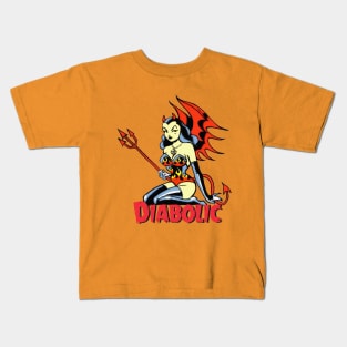 Winged She-Devil Kids T-Shirt